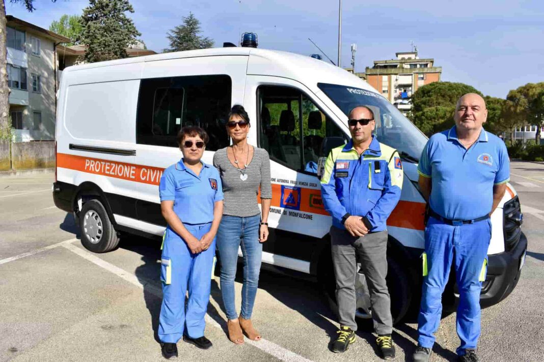 nuovo mezzo Protezione Civile Monfalcone