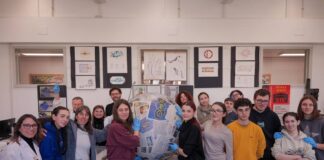Studenti Fabiani sfera Pistoletto