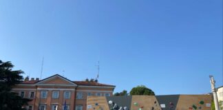 Parete di arrampicata in Piazza della Vittoria, Gorizia